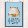Mr. & Mrs. Panda Bild Bär Gefühl DIN A5 - Blau Pastell - Produktbild-Vorschau 2