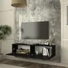 TV-Lowboard hängend ‘Nolven’ mit 2 Klapptüren 135 x 32 x 30 Produktbild-Vorschau 3