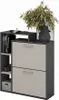Schuhkipper Vicco Orlando Anthrazit/Greige 80 x 90 cm, Produktbild-Vorschau 6