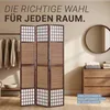 Homestyle4u Paravent Raumteiler 3 teilig Blickdicht Holz Produktbild-Vorschau 3