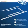 gabarit de remblayage à sec rabo 5 pièces : 2 rails de base Voir les images du produit 1
