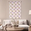 MuchoWow® Wandteppich Wandbehang Blumen - Blätter - Lila Produktbild-Vorschau 5