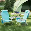 COSTWAY Strandstuhl klappbar, Campingstuhl mit Produktbild-Vorschau 2