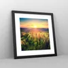 Gerahmtes Poster - Schwarzer Rahmen - Berge Natur - 30x30 Produktbild-Vorschau 8