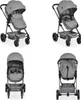 Moni Nania Giselle Grau 2-in-1 Kinderwagen inkl. Adapter Produktbild-Vorschau 3