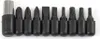 A set of screwdriver bits in a holder. Produktbild-Vorschau