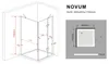 Duschkabine NOVUM 80 x 80 x 170 cm ohne Duschtasse Produktbild-Vorschau 6