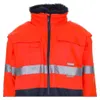 Planam Warnschutz Comfortjacke 2046 Gr. 5XL orange/marine Produktbild-Vorschau 10