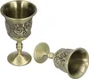 2 kusy sklenice na víno Vynikající chryzantéma vzor Vintage Náhled obrázku produktu 3
