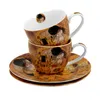 Set de 2 tasses à espresso Klimt The Kiss 90 ml Voir les images du produit 8