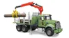 Bruder MACK Holztransport LKW mit Ladekran, 1Stück Produktbild-Vorschau 3
