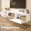 HOMCOM TV Schrank Lowboard hängend 180 cm für Fernseher bis Produktbild-Vorschau 5
