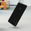 A black Samsung phone case is shown floating against a light gray and white background. Anteprima dell’immagine prodotto