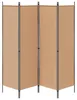 vidaXL Paravent 4 panneaux Beige 200 x 180 cm Tissu Voir les images du produit 5
