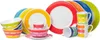 Colour Set aus Melamin, Mehrfarbig, 16-teilig Camping BPA Produktbild-Vorschau 1