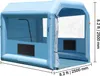 An inflatable spray booth is shown outdoors on a light gray surface. Náhľad obrázku produktu