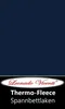 Thermofleece Spannbettlaken 180-200x200 cm Dunkelblau Warm Produktbild-Vorschau 3