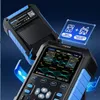 A digital oscilloscope and signal generator is shown with a close-up of its screen and controls, along with a graphic overlay indicating its dual functionality. Náhled obrázku produktu