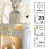 LED Kupferlichterkette Tauperlen, goldene Sterne, innen, Produktbild-Vorschau 7