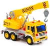 Kranwagen LKW Kinder Spielzeug CITY gelb Schwungrad Produktbild-Vorschau 4