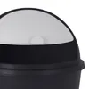 XL Abfalleimer mit Schiebedeckel - 25 L / schwarz - Runder Produktbild-Vorschau 3