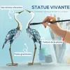 Sweiko tuinbeeld, set van 2 kraanvogels, roestvrij staal, Productafbeelding-voorbeeld 6