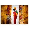 Leinwandbild indigene frau 90x60 cm Feeby braun wandbild Produktbild-Vorschau 3
