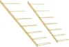 vidaXL Wand-Weinregale für 7 Flaschen 2 Stk. Golden Metall Produktbild-Vorschau 1