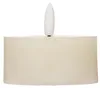 LED Teelichter 7x6cm mit Timer Wachs 2 Stück Creme / Produktbild-Vorschau 8