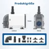 MIAJARD Tauchpumpe Aquarium Pumpe 900L/h 20W, Leise Produktbild-Vorschau 4