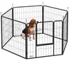 PawHut Welpenauslauf 80 cm Hoch, 6-TLG. DIY Hundelaufstall, Produktbild-Vorschau 1