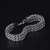 Männer Edelstahl Armband Armreif Einfaches Design Vintage Produktbild-Vorschau 4