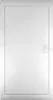 A white electrical distribution cabinet with a circular handle on the right side. Anteprima dell’immagine prodotto