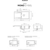 Schock Auflage-Einbauspüle Mono D-100L A Silverstone Produktbild-Vorschau 7