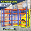MASKO® : Ensemble de 3 étagères métalliques pour stockage, Voir les images du produit 7