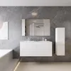 120 cm Badmöbel-Set Unterschrank mit dünn Keramik Produktbild-Vorschau 3