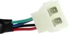 A close-up view of a wiring harness connector with multiple colored wires. Produktbild-Vorschau