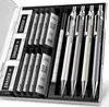 4 Stück Metall Druckbleistift Set 0,5 mm HB Blei 4B Produktbild-Vorschau 1