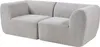 Modular Sofa 2-Sitzer ’Hurvas’ 2 x Eckelement mit Armlehne Produktbild-Vorschau 3