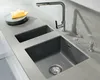 Unterbauspüle KeraDomo MERA 50 U/g in NERO mit Produktbild-Vorschau 3