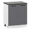 ULWEHOME | Unterschrank 80 cm Anthrazit, Küchenunterschrank Produktbild-Vorschau 1