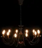 vidaXL Lampadario nero antico 12 prese E14 Anteprima dell’immagine prodotto 3