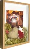 A shadow box frame with a Christmas-themed photo and decorations. Náhľad obrázku produktu