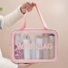 Reise-Kosmetiktasche - transparent - 3-in-1 - Organizer für Produktbild-Vorschau 2