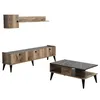 skye-decor Wohnzimmermöbel-Set Lidya 1, Nussbaum, 100% Produktbild-Vorschau 4