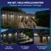 DEUBA® Lampada Solare da Esterno Set di 6 LED Resistenti Anteprima dell’immagine prodotto 6