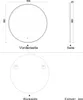 LED Rund Badspiegel Kaltweiß 6000k 90cm Wandspiegel mit Produktbild-Vorschau 7