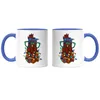 Thanksgiving Tasse Blau Truthahn Weihnachtsdekoration Produktbild-Vorschau 3