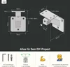 Diagrams and feature callouts for a handrail bracket. Náhľad obrázku produktu