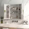 INONEFT Zrkadlová skrinka do kúpeľne, 70 cm, s osvetlením, Náhľad obrázku produktu 10